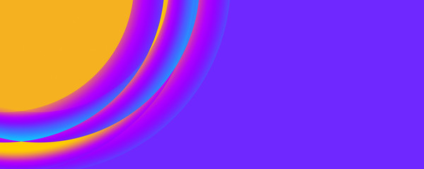 Gradient colorful banner background