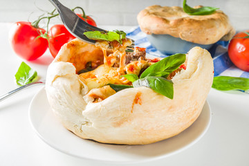 Chicago Pizza Pot Pie