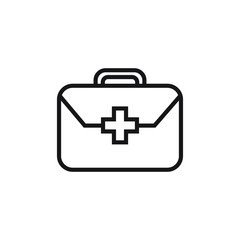 First aid kit icon design. vector illustration