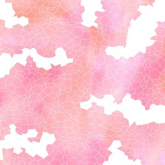 背景素材 ピンク 壁紙 ヒビ 水彩