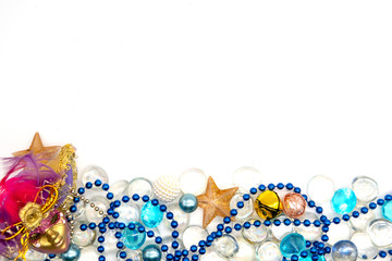 Background for Mardi gras or Fat tuesday with masquerade mask © Luidmila Spot