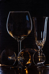 Still life di bicchieri