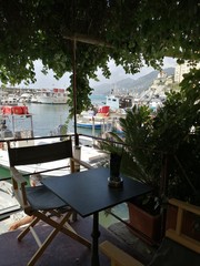 Dinner on the sea beach