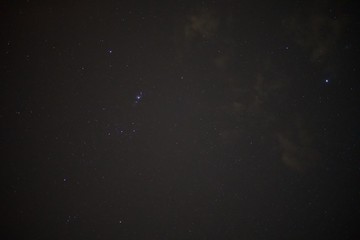 Obraz premium space with nebula and stars background 