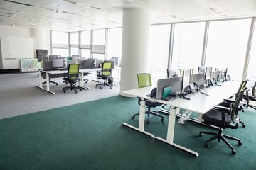 View of empty office