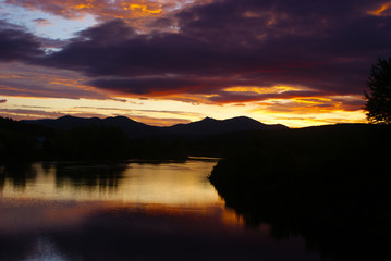 Jay Peak sunrise in Vermont