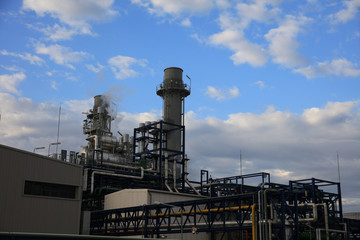 New electric and stream supply for industrial estate , medium size of power plant