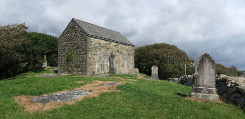 chapel in the old cemetery at An Spidéal in Ireland
