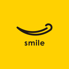 Obraz na płótnie Canvas Smile Logo For Banner Design and Elegant Template