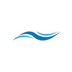 Obraz premium Water Wave Icon