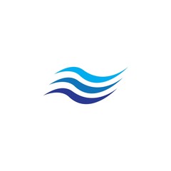 Fototapeta premium Water Wave Icon