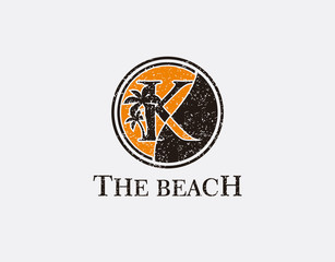 K Palm Beach Logo, Circle K Icon Logo