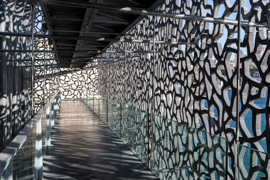 The modern building of Museum of European and Mediterranean Civilizations
