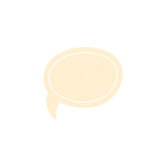 Speech talk bubble template