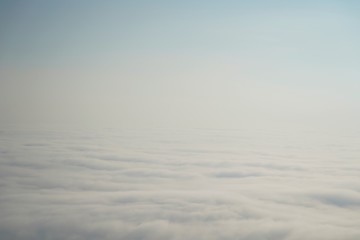 abstract cloudy aerial background