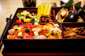 japanese box lunch food