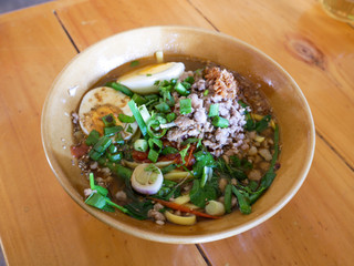 soup with meat and vegetables