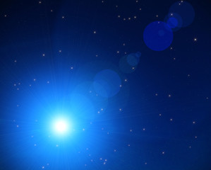 Milky way stars on a dark night sky.