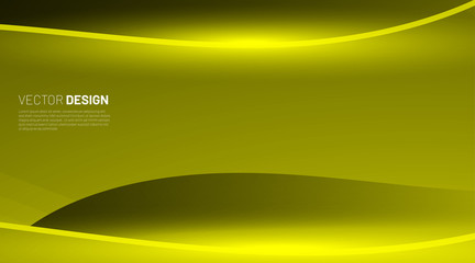 Abstract geometric Background.  Wave Gradient Shape with light. Vector Illustration For Wallpaper, Banner, Background, Card,  landing page , etc