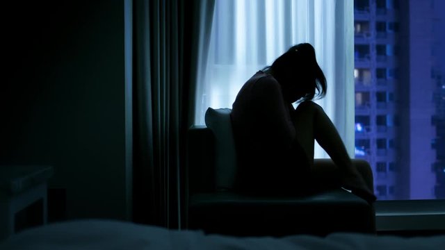 woman feel depression