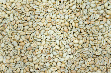 Coffee beans, soft focus image