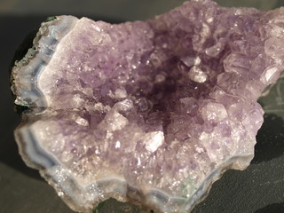 Edelstein, Amethyst, Druse, crystal