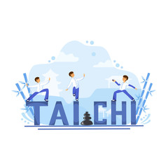 Chinese tai chi exercises