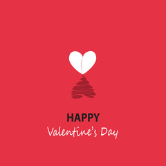 Happy Valentine's Day greeting card