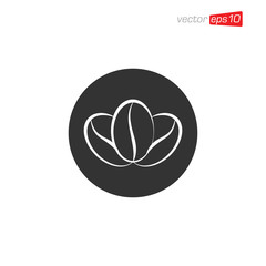 Coffee Beans Icon Design Illustration