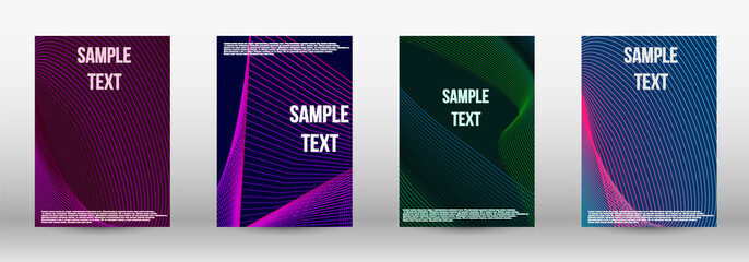 Geometric template with lines 