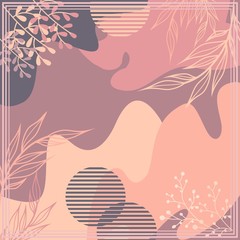 Pattern of hijab motif design with abstract design