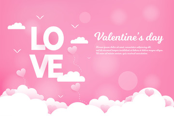 Valentine's Day Background concept design