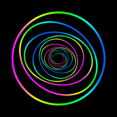 An abstract circular shape background image.