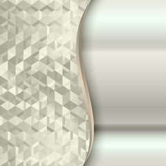 abstract metallic background with geometric pattern