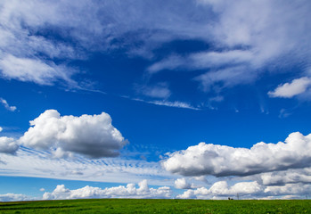 Sky with clouds