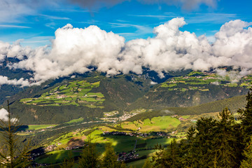 Puster Valley landscape in South Tyrol