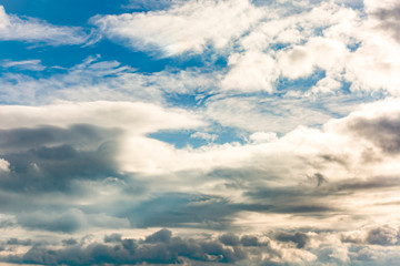 Sky with clouds
