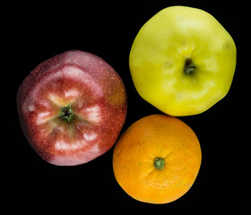 Apfel, Orange