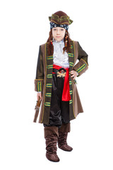 Pretty boy posing in studio