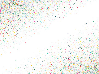 Rainbow Invitation Round Postcard. Color FallingFestive Round Wallpaper. Carnival Card. Transparent Rainbow Backdrop.