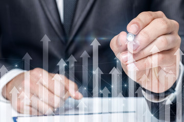 The concept of growth and success in business.