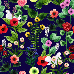 Floral seamless pattern