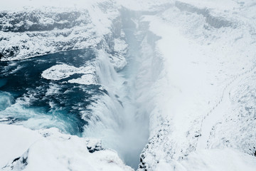 Gullfoss waterfall