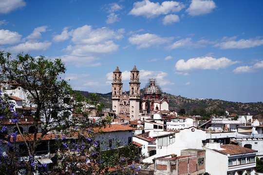 View to colonial city downtown
