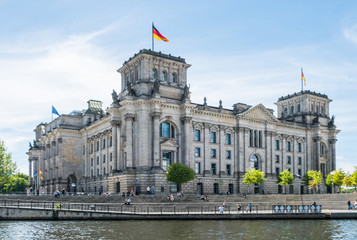 The German Reichtag building in Berlin