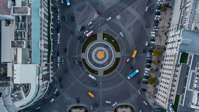 Tbilisi (Georgia) shot from above