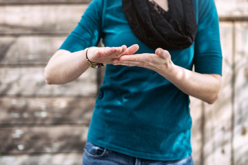 ASL: Woman Makes Sign For ""Nice""
