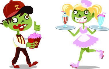zombie cartoon