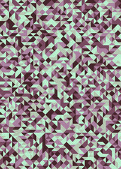 Pattern with random colored Diamonds Generative Art background illustration