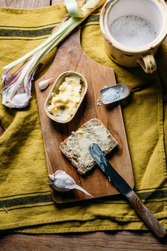 Food: Homemade garlic butter